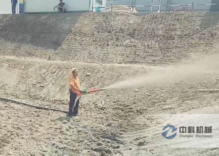 液（yè）壓混凝土濕噴機基坑支（zhī）護施工視頻