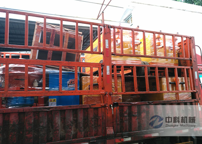 昆明（míng）雙液注漿機、PZ-6噴漿機發貨現場-0