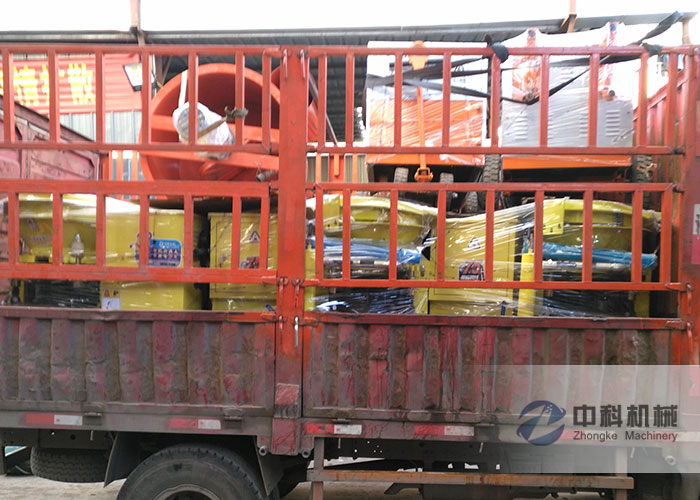 太原雙液注漿機、PZ-6噴漿機、灰漿攪拌機（jī）發貨（huò）現場-0