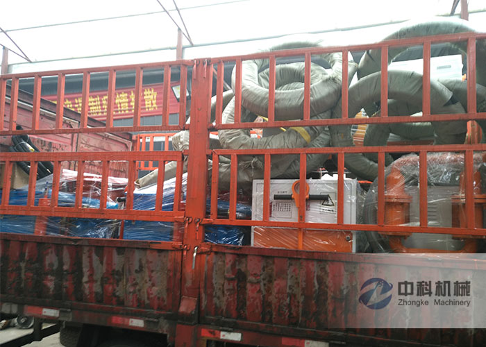 杭州雙液注漿機、水泥砂漿（jiāng）注漿機、PZ-6噴漿（jiāng）機（jī）發貨現場-0