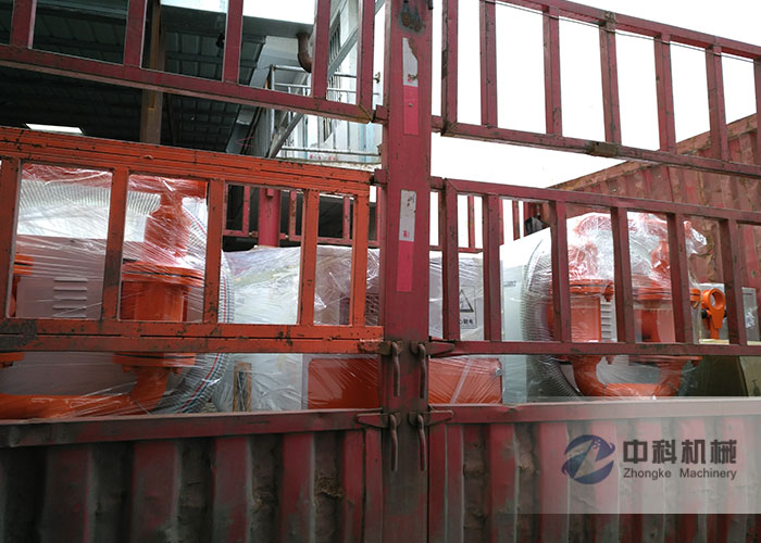 中鐵十七局（jú）水泥砂漿注漿機發貨現場-0