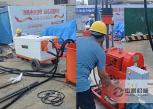 雙（shuāng）液注漿（jiāng）機、鑽注一體機施工視頻（pín）