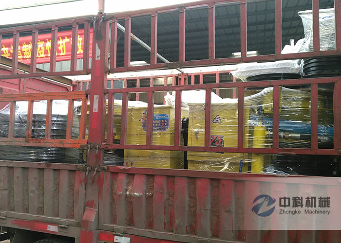 西安PZ-6混凝土噴漿機（jī）及噴漿機配件發貨現場-0