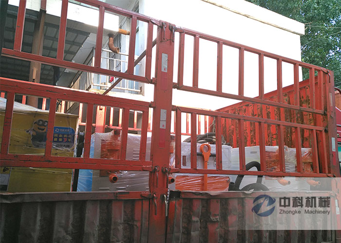 廈門雙液注漿機、PZ-6混凝土噴漿（jiāng）機發貨現場-0