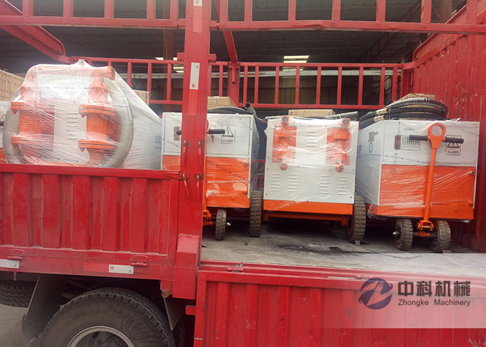 合肥雙液注漿機、水泥砂漿注（zhù）漿（jiāng）機發貨現場-0