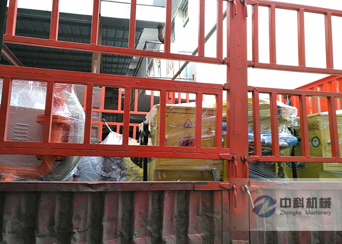 杭州水（shuǐ）泥砂漿注漿機、雙液變量注漿泵、PZ-6噴漿機發貨現場-0