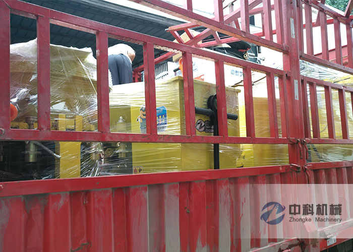 南寧雙液注漿機、PZ-6混凝土（tǔ）噴漿機發貨現場-0