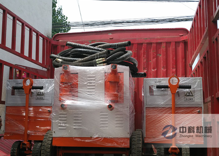 青島ZKSY90-125雙液注漿機發貨現場-0