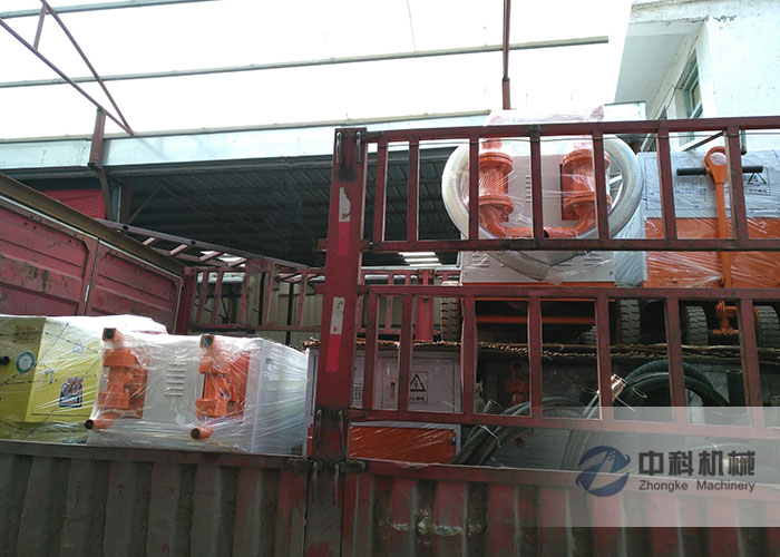 南寧雙液注漿機、水泥砂漿注漿機、PZ-6噴漿機發貨現（xiàn）場-0