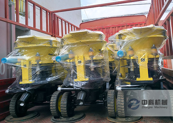 太原PZ-6混凝土（tǔ）噴漿機發貨現場-0