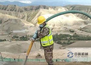 液壓混凝土濕噴（pēn）機施工視頻