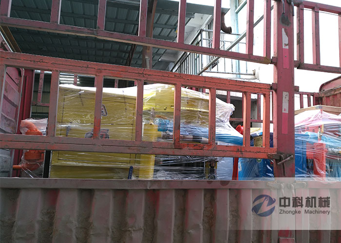 長沙雙液注漿機、PZ-6混凝土噴漿機發貨現場-0