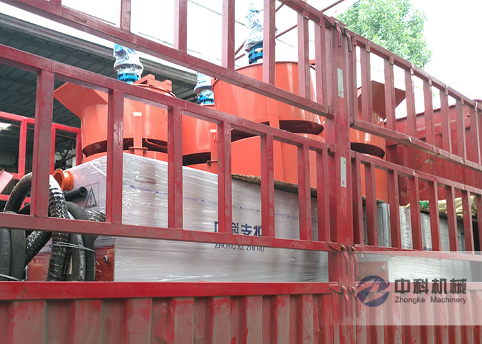 貴陽雙液注漿機、灰（huī）漿攪拌機（jī）發貨現場-0