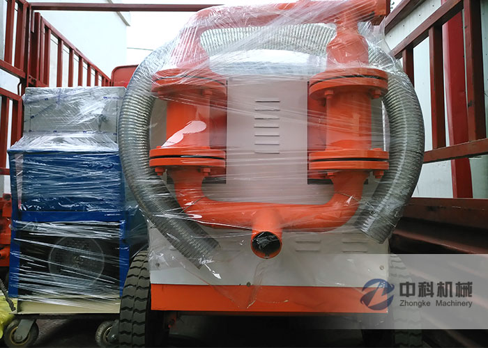 西寧水（shuǐ）泥（ní）砂漿注漿機、砂漿噴塗（tú）機發貨現場-0