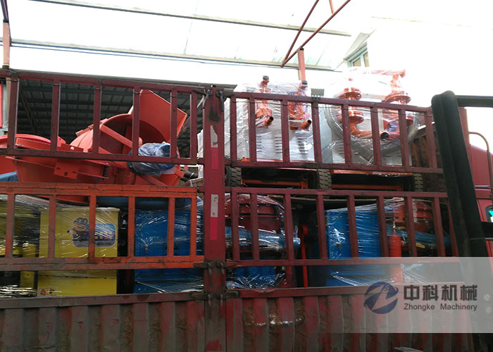 青島液壓注漿機、PZ-6噴漿機及（jí）灰漿攪（jiǎo）拌機發貨現場-0