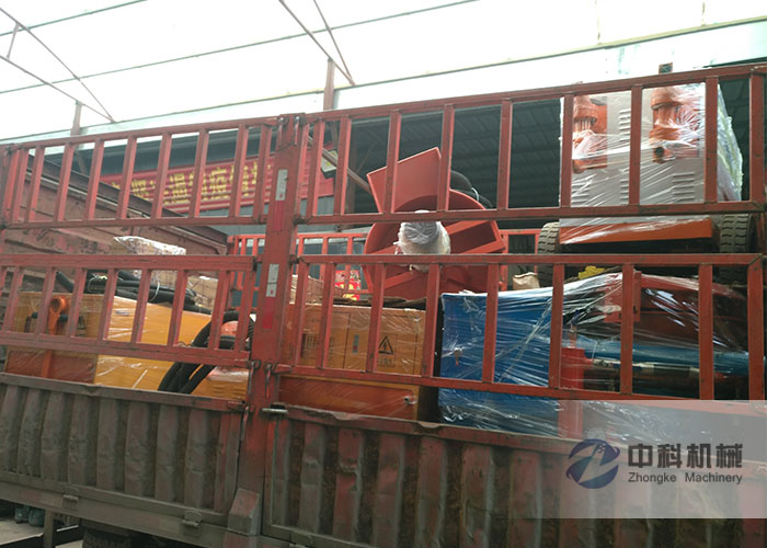 昆明（míng）雙液注漿機、PZ-6噴漿機及灰漿攪拌機發貨（huò）現場-0