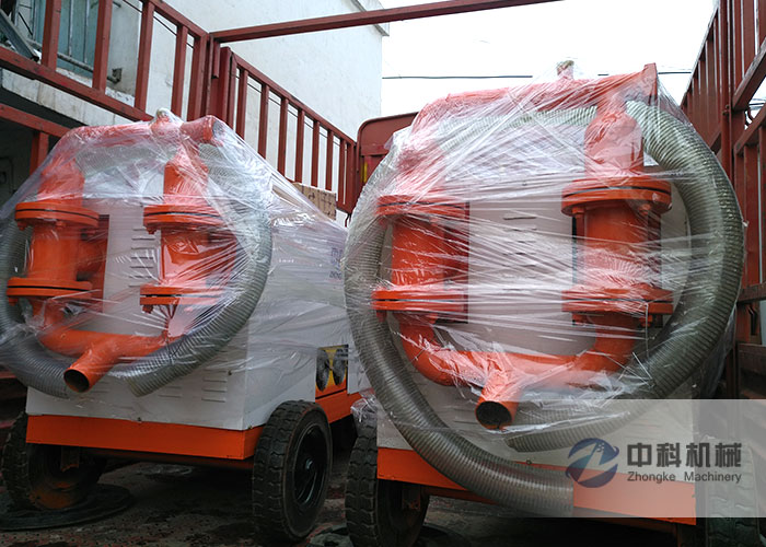 中鐵四（sì）局水泥砂漿注漿機發貨現場-0