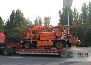 混凝土濕噴台（tái）車發貨現場