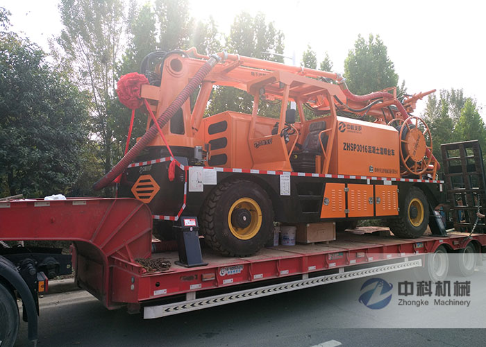 混凝土濕噴（pēn）台車發貨現場-1