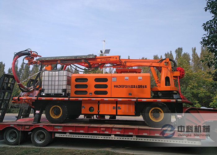 混凝土濕噴台（tái）車發貨現場-2