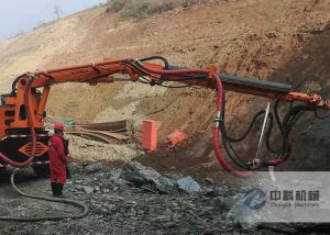 混凝土濕噴台（tái）車機械手施工視頻