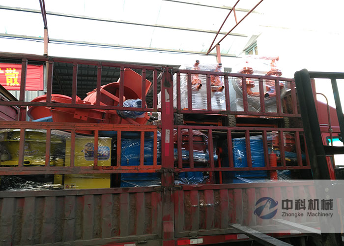 深圳雙（shuāng）液注漿機、水泥砂漿注漿機、PZ-6噴漿機發貨現場-0