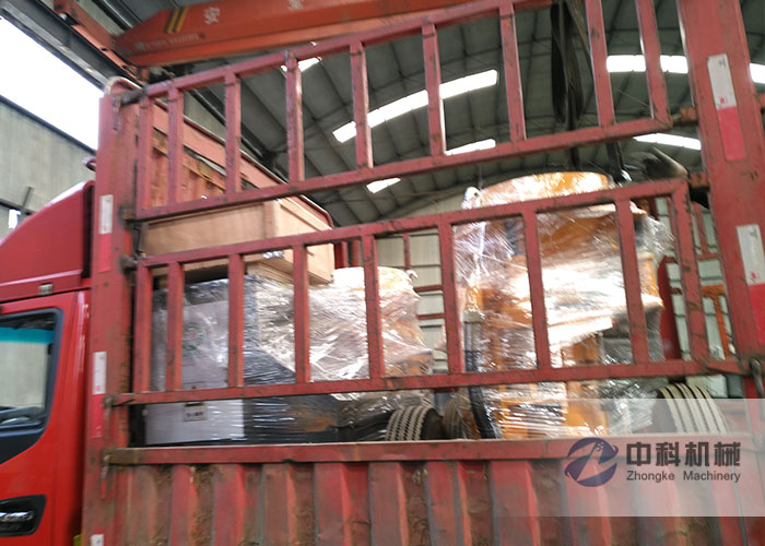 上海轉子式混凝土（tǔ）濕（shī）噴機（jī）發貨現場-0