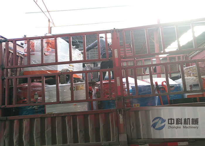 合肥雙液注漿機、PZ係列混凝土噴漿機發貨現場-0