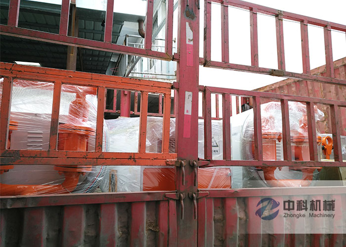 杭州液壓水（shuǐ）泥砂漿注漿機發貨現（xiàn）場-0