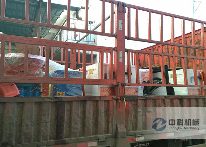 西安（ān）雙液注漿機、PZ-6混凝土噴漿機發貨現場-0