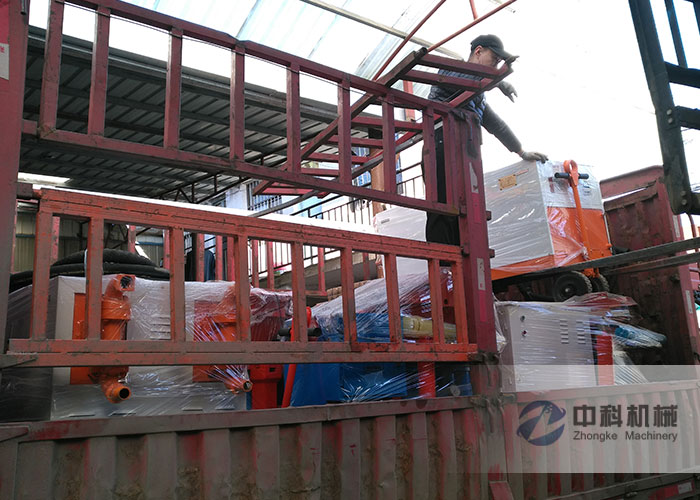 石家莊雙液注漿機、PZ係列混凝土噴（pēn）漿機發貨現場-0