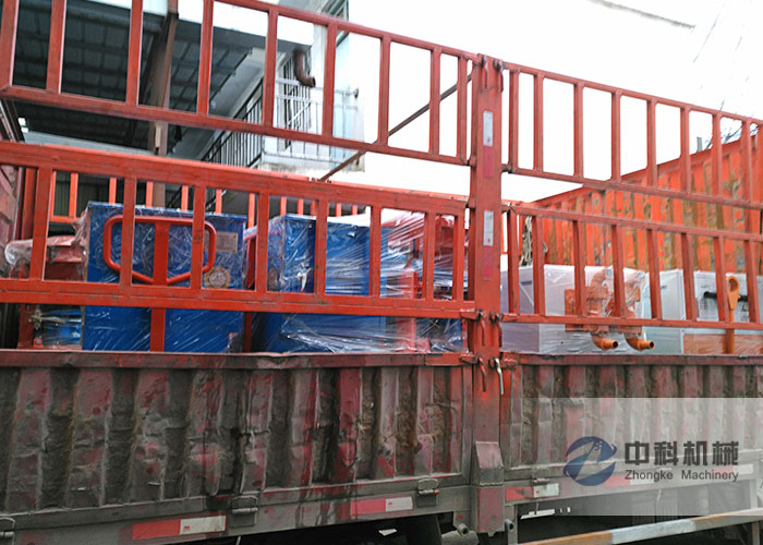 天（tiān）津雙液注漿機、PZ-6混凝土噴漿機發貨（huò）現場-0