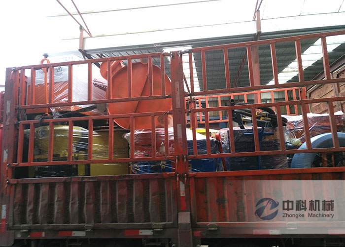 太原雙液注漿機、PZ係列混凝土噴漿機、灰漿攪拌機發（fā）貨現場（chǎng）-0