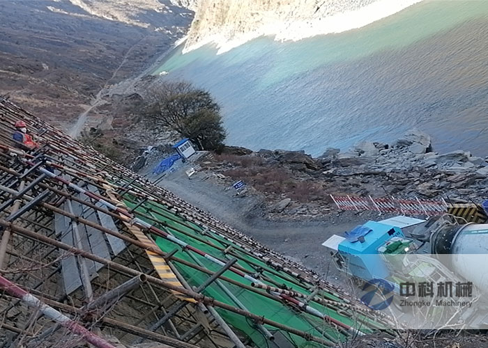 車載式混凝（níng）土濕噴機施工視頻