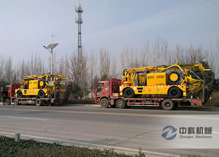 ZHSP3016混凝土濕噴台車發貨（huò）現場-0