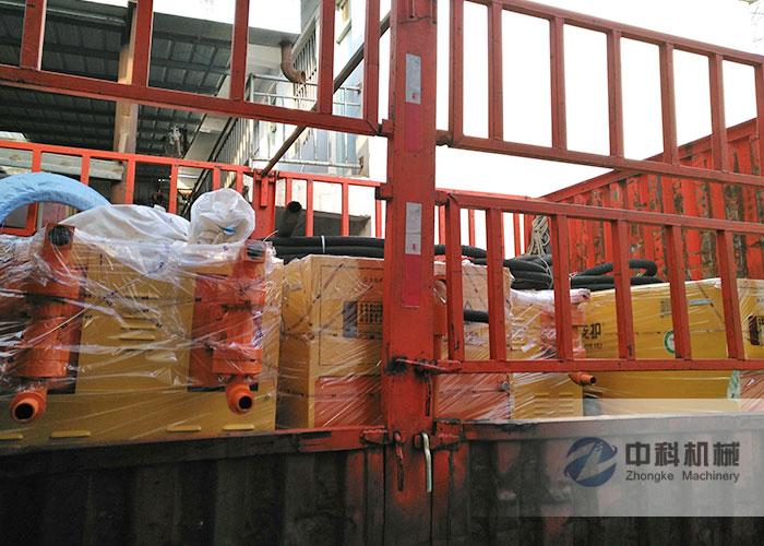 昆明ZKSY90-125雙液注漿機發貨現場-0