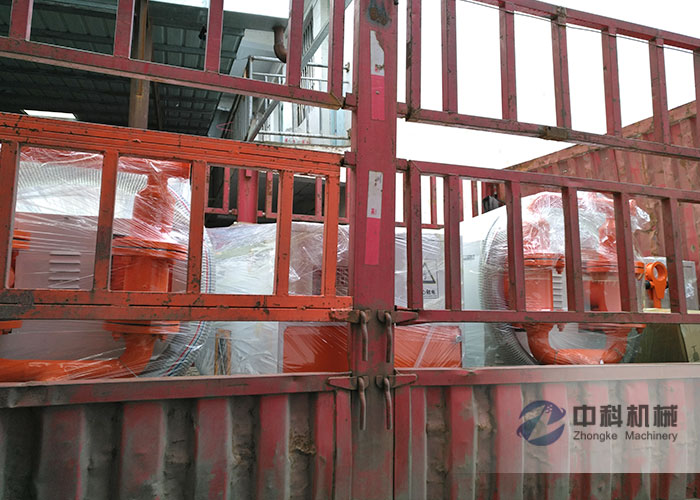 ZKSJ200液壓砂漿注漿機發貨現場-0