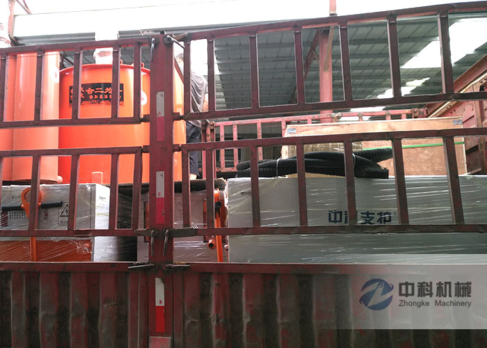 重慶雙液注漿機、灰漿攪拌機發貨（huò）現場-0