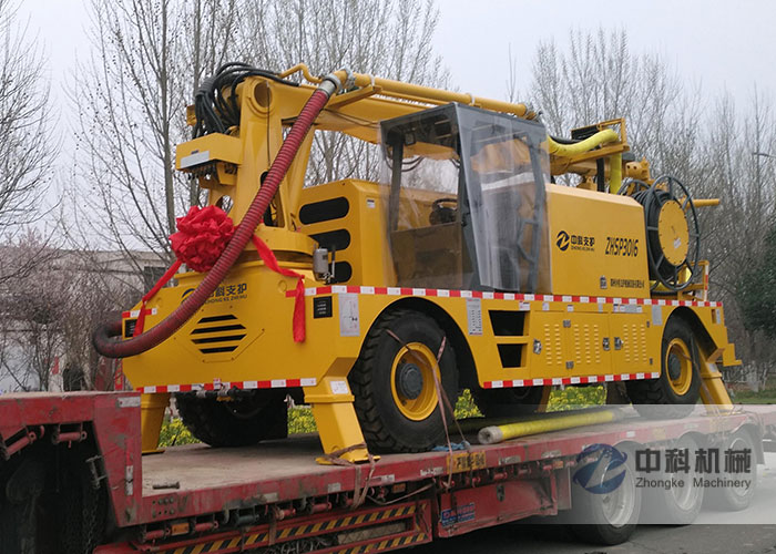 混凝土濕噴台車發貨現場-1