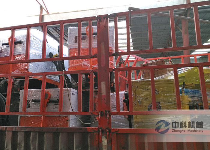 西（xī）安雙液注漿機、PZ-6混凝土噴（pēn）漿機發貨現場-0