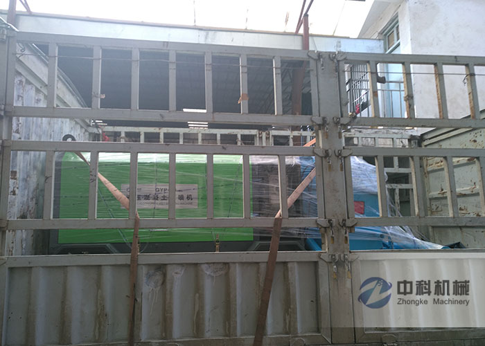 小型液壓混凝土濕噴機發貨現場-0