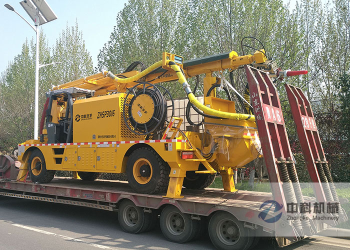 ZHSP3016混凝土濕噴台車發貨現場-0