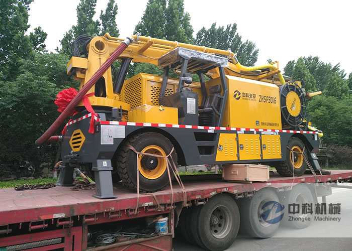 ZHSP3016工程混（hún）凝土濕噴台車發貨現場（chǎng）-1