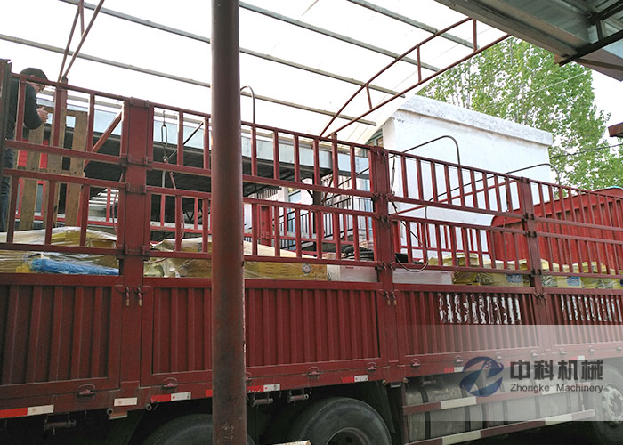 濟南雙液注漿機、PZ-6混凝土噴漿機（jī）發貨現場-0