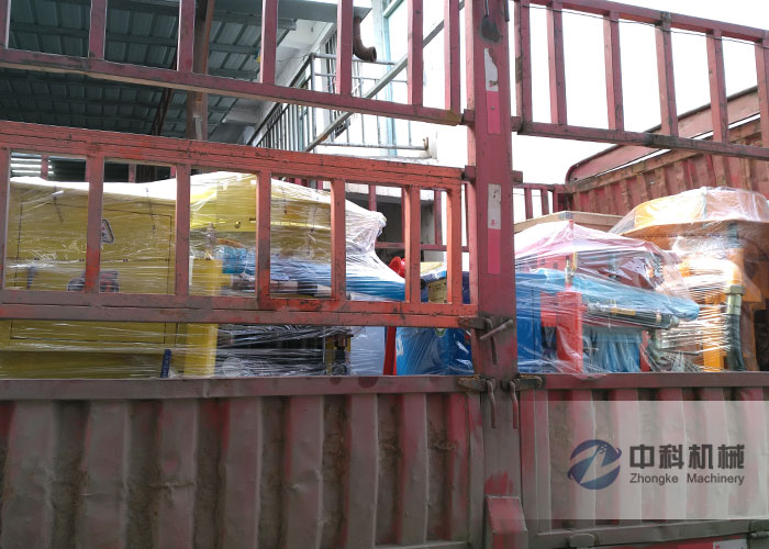 轉子式混凝土（tǔ）濕噴機（jī）、PZ-6噴漿機發貨現場-0