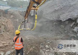 大型混凝土濕噴台車施工視（shì）頻