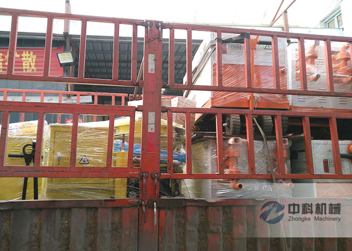 貴陽雙液注漿機、PZ-6混凝土（tǔ）噴漿機發貨現場-0