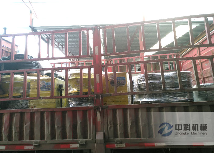 合肥PZ-6混凝土噴（pēn）漿機及噴漿機配件發貨現場-0