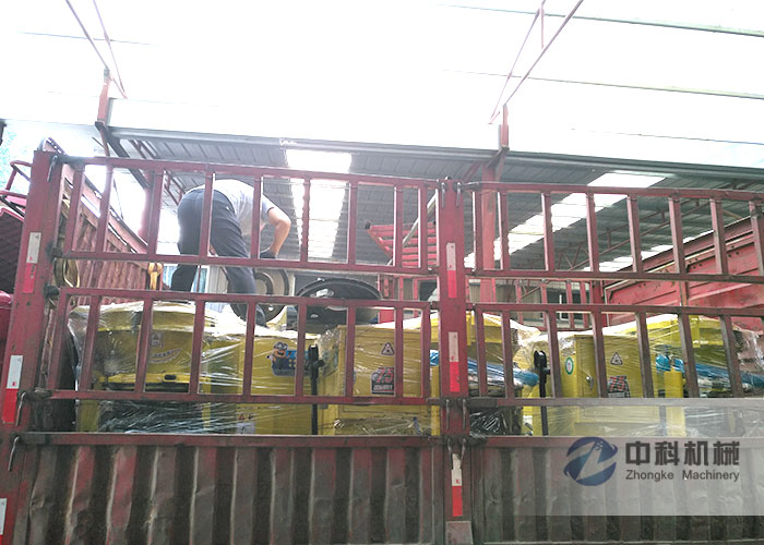 濟南PZ-6混凝土噴漿機發貨現場-0