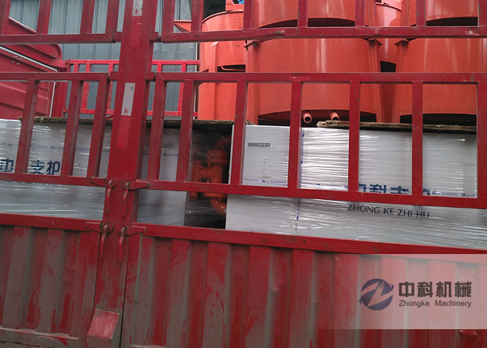 廣州（zhōu）雙液注漿機（jī）、灰漿攪拌機發貨現場-0